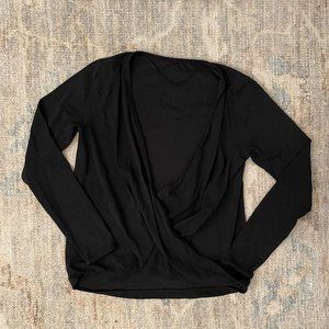 Lululemon longsleeve open front top - Size 6